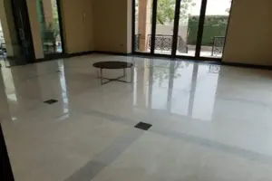 Professional limestone restoration and polishing service in Dubai