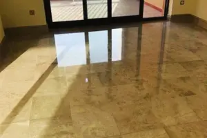 Professional marble polishing and floor restoration in Dubai