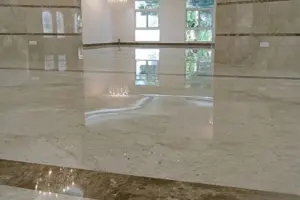 Professional terrazzo restoration and polishing service in Dubai